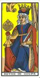 Reina de copas del tarot