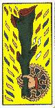 Asso di bastoni del tarot