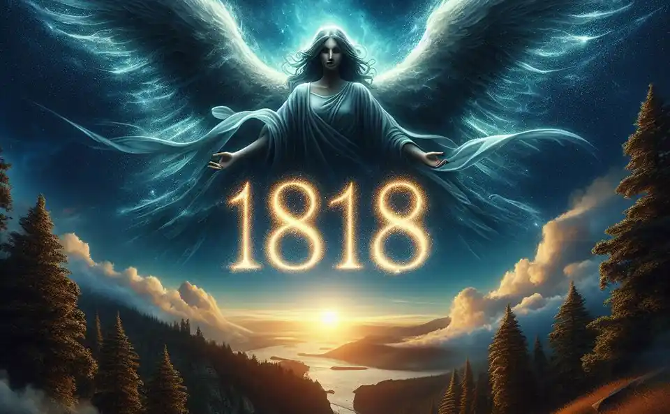 Camino iluminado guía del número de ángel 1818